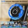 Exercise Bike 5 IN 1 Indoor Workout Bike,16-Level Magnetic Resistance Folding Stationary Exercise Bike, 350LBS Capacity and Comfortable Seat Cushion Image 8