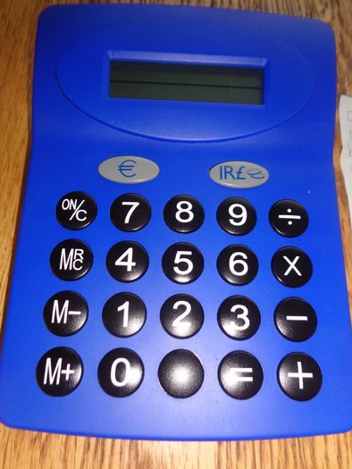 Large Blue Calculator for Sale