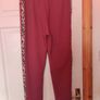 Burgundy leopard print elastic pants  size UK16/18 EU44/46 Postage included Image 3