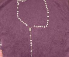 Italian made Crystal Rosary Beads