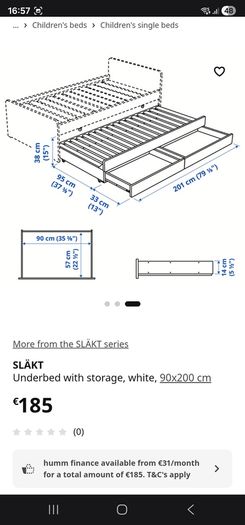 FREE IKEA Bed underbed with storage