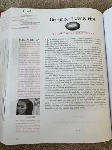 Large Rare Book The Secret Language of Birthdays