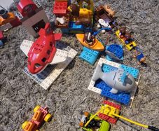 multiple sets of LEGO Duplo