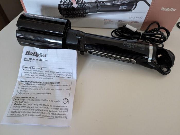 New BaByliss Big Hairy Rotating hair dryer