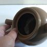 Stylish Small Teapot by Dudson Vitrified Stoneware, Hanley, England, Holds 300 ml, Half a Pint, A Lovely Utility Ware Piece Image 10