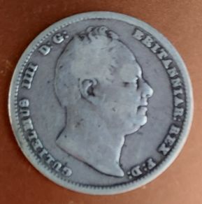 England  1834 William 4th Sixpence Coin Fine