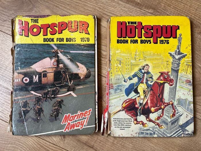 Hotspur Annuals 1970 & 1976 - Poor Condition