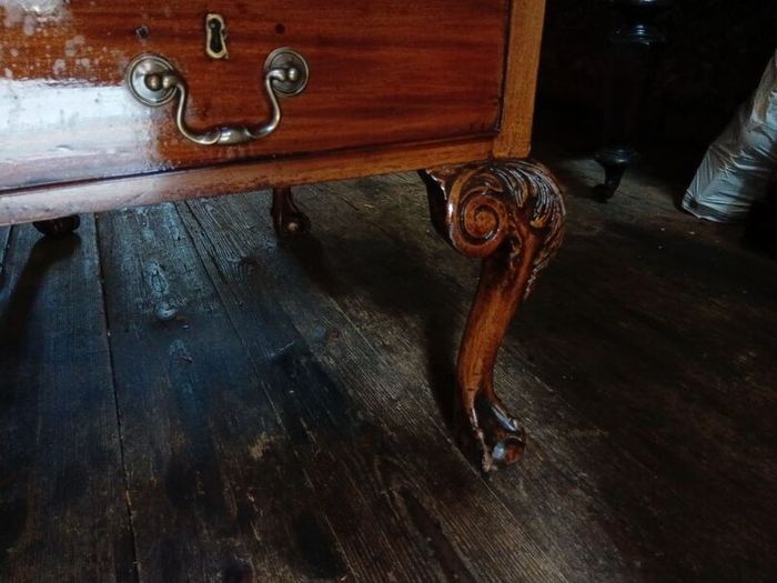 A Chippendale style mahogany Partners Desk
