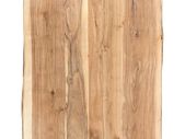 Table Top Solid Acacia Wood 80x(50-60)x3.8 cm