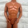 Vintage Ken Barbie Mattel Body 1968 Head 1990 B22 Damaged body, legs head Used Please see pictures Image 5
