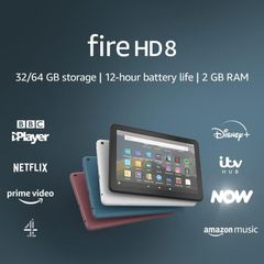 Amazon Fire HD 8 Tablet, Kids Case & Philips Headphones