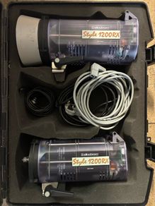 2x Elinchrom Style 1200RX Studio Lights