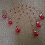 Christmas Tree Beaded Decorations X 3 Image 2