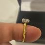 Diamond ring 0.96ct oval diamond GIA cert Image 3
