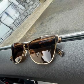 Marc Jacobs Gold  Brown Tortoiseshell Sunglasses/Glasses.Discontinued Designer Frames