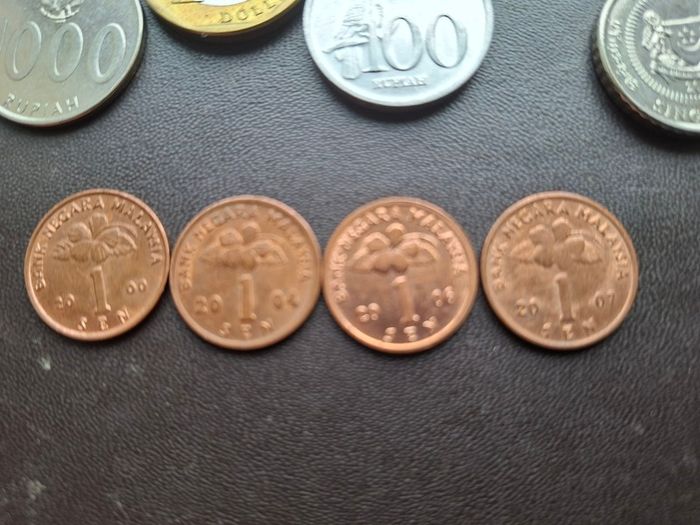 Indonesia&Malaysia&Singapore. Lot of 14 coins (1987-2014)
