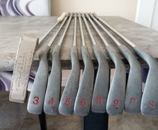 Women's L flex golf irons and putter.