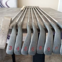 Women's L flex golf irons and putter.