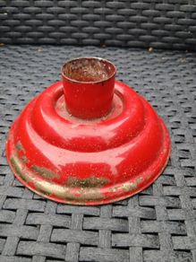 Vintage Cast Iron Candle Holder