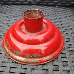 Vintage Cast Iron Candle Holder