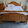 king size pine bed frame Image 3