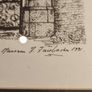 Framed print of The Bamberg Gate, Powerscourt. Enniskerry, Co. Wicklow, Ireland.SIGNED 1991. Image 5