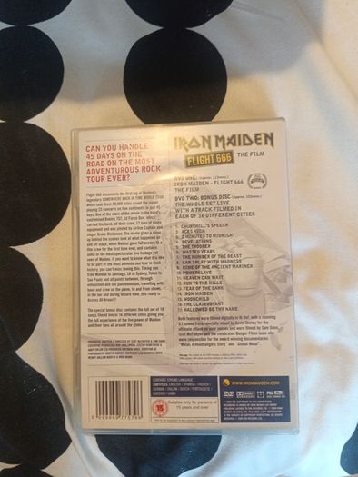 Iron Maiden Flight 666 dvd