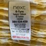 Next Girls Yellow & White Check Top - see 3 pics Image 3