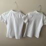 2 Lily & Dan white polo shirts (new) age 9-10 Image 6
