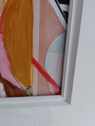 Original Eclectic Abstract Painting Colour Block Original Art