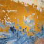 Navy and Gold Canvas 90cm x 90cm Image 4