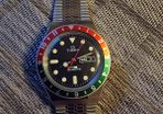 Watch Rare limited Edition Timex Q Gmt style Quartz Watch