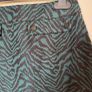 Oasis Animal Print A-Line Skirt - Teal & Black - UK 6 / EUR 32 Image 3