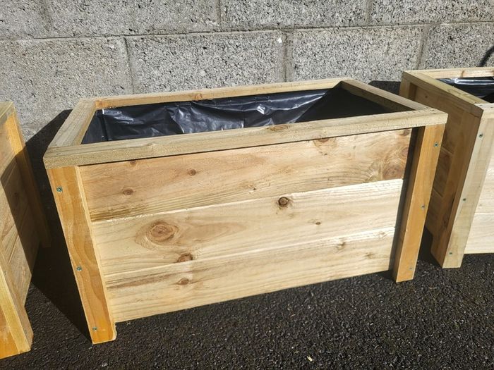 Small Medium Large Wooden Planters Flower Planter Raised Planter Vegetable Planter