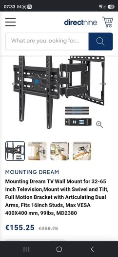 TV bracket wall mount