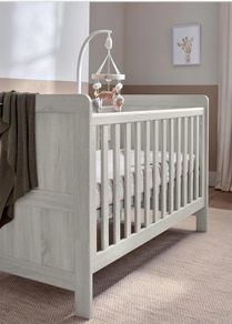 Mamas and Papas Atlas Cotbed - Nimbus White