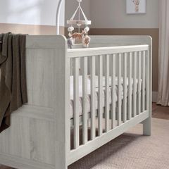 Mamas and Papas Atlas Cotbed - Nimbus White