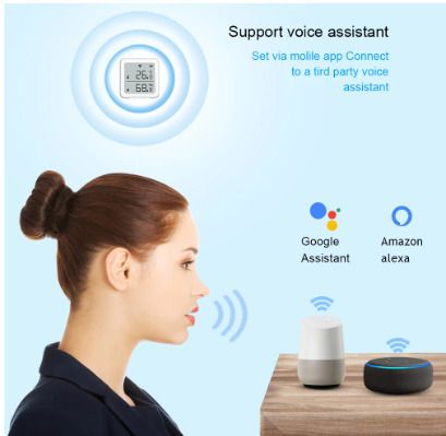 BRAND NEW WIFI Temperature and Humidity Sensor Indoor Hygrometer Thermometer Detector Support Alexa Google Home smart life