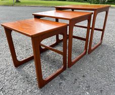 Retro vintage Nest of Tables by McIntosh furniture Scotland c1970