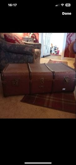 Old style suitcases