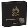 2021 Tuvalu 1 oz Silver Bullion Coin - James Bond Diamonds are Forever 50th Anniversary. Proof. (CoA + Original Box) Image 4