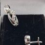 14 ct white gold earrings Image 8