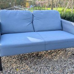 Ikea Glostad 2 Seater Sofa - Knisa Blue