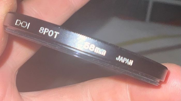 58mm DOI spot filter
