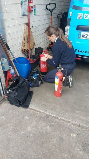 6KG Powder Fire Extinguisher commissioned
