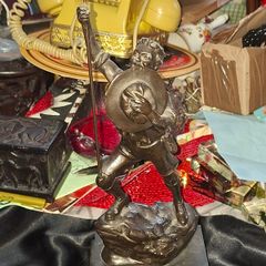Beautiful Rare Old Heavy Bronze Boy Scout Statue, IN MEMORY OF HAPPY DAYS WITH 72ND, the  72nd Killester Scout Troop based in Dublin