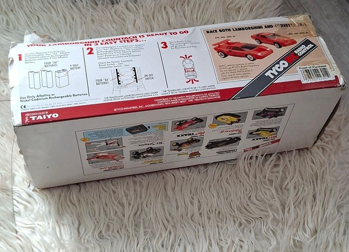 Tyco R/c turbo red lamborghini
