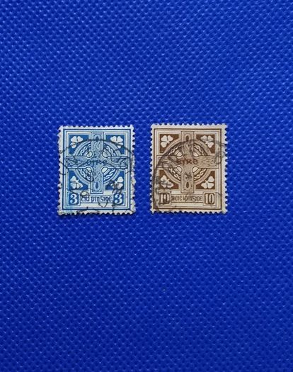 Ireland Stamps - Celtic Cross Set - Used Hinged