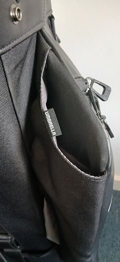 Ping DLX Black Leather Cart Golf Bag