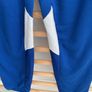 Size 12 retro style adidas bottoms royal blue & white Image 5